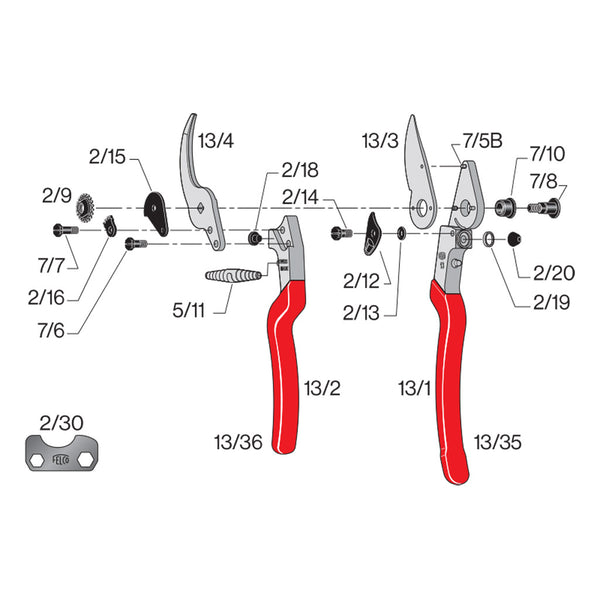 Felco 13 One/Two Hand Pruner Forestry Tools