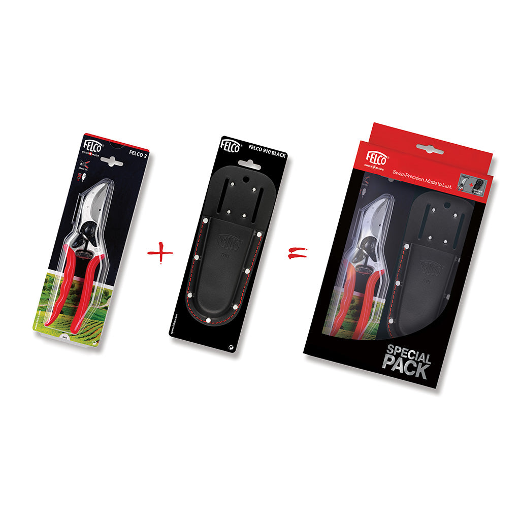 Felco 2 + Felco 910 Black Special Pack