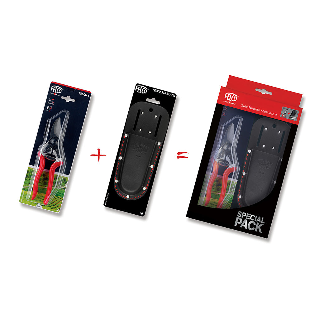 Felco 6 + Felco 910 Black Special Pack