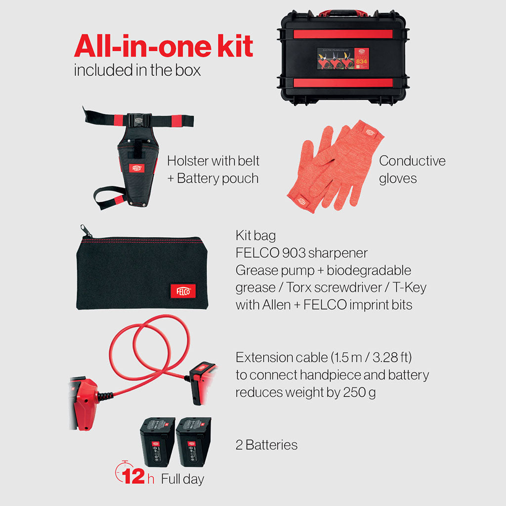 Felco 834V Electric Pruner (vine)