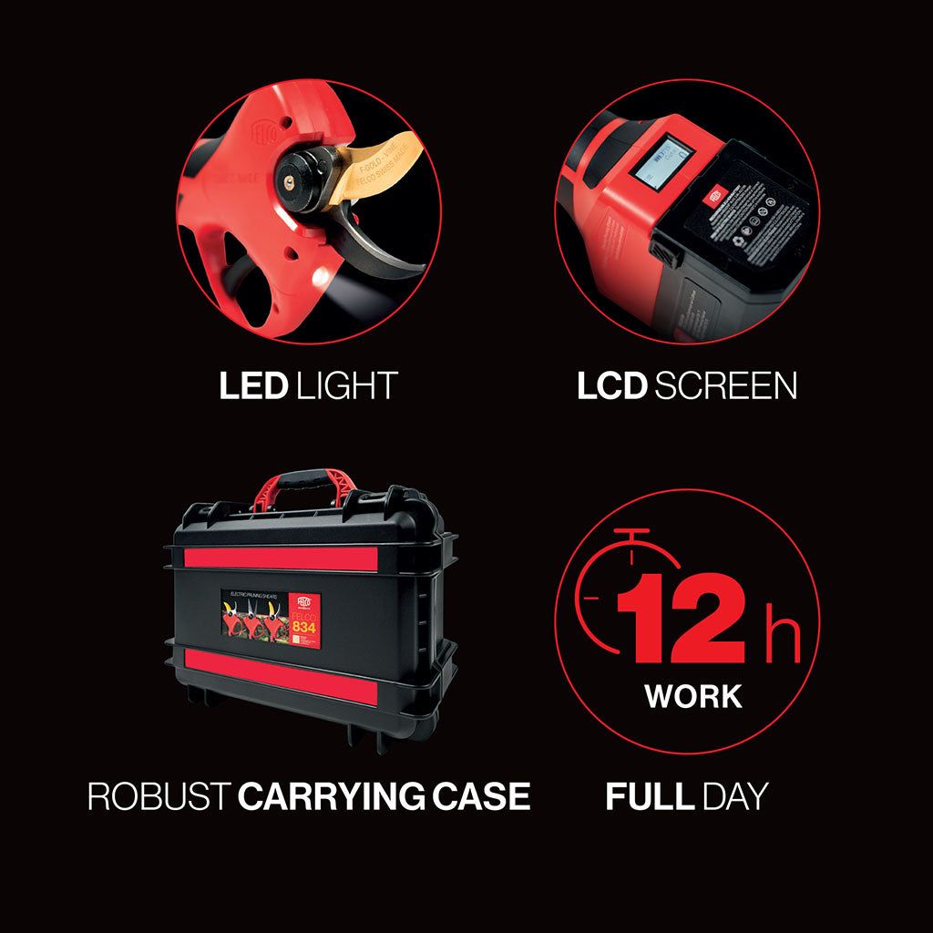 Felco 834V Electric Pruner (vine)