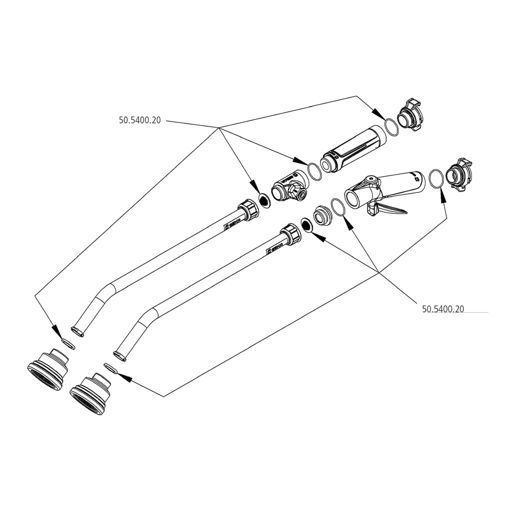 GEKA Plus Premium/Pro Wands Seal Set 50.5400.20