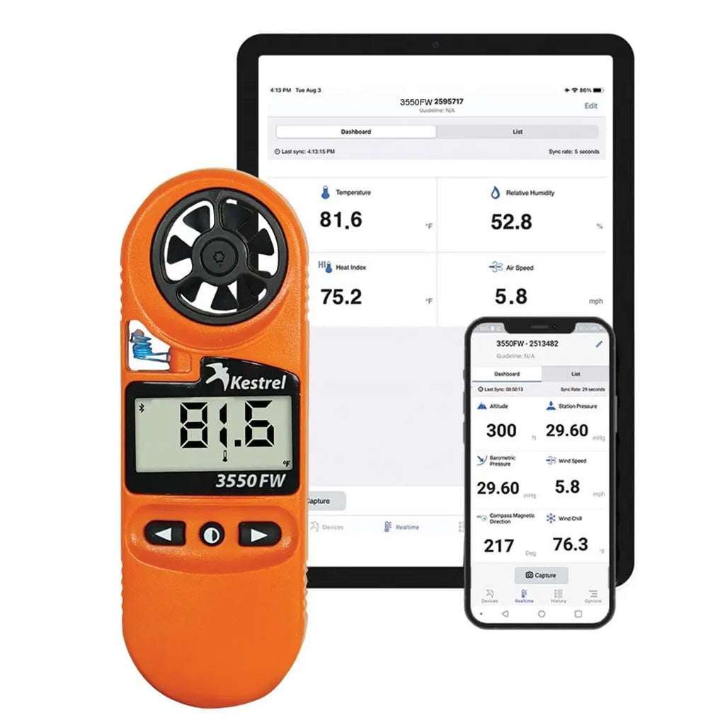 Kestrel 3550FW Fire Weather Meter with Link