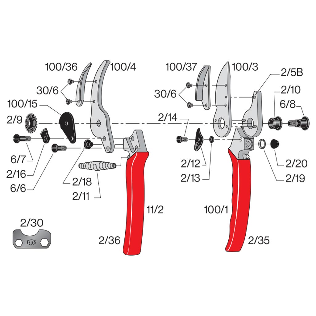 Felco 100 Cut &amp; Hold Pruner