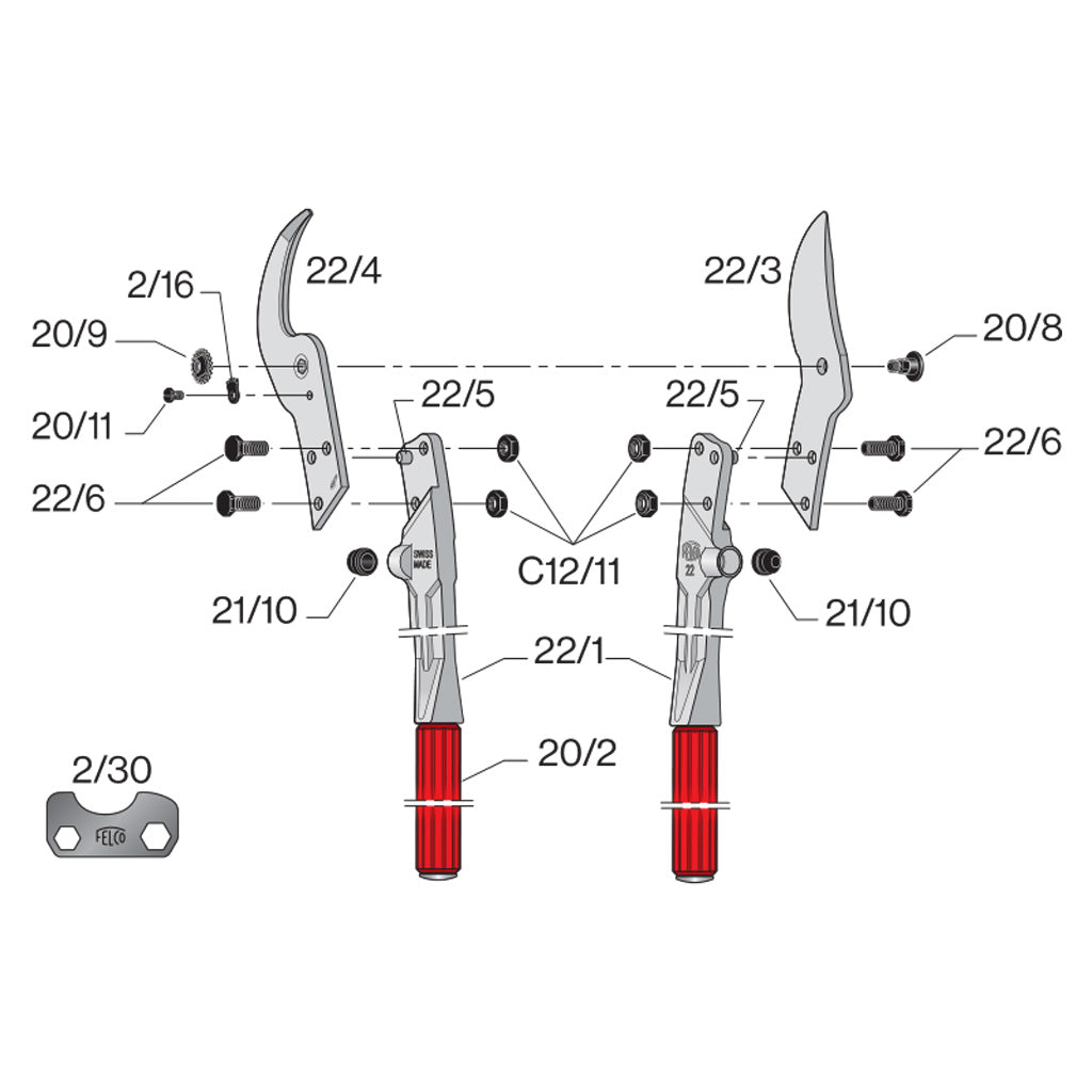 Felco 22 84cm Lopper Forestry Tools