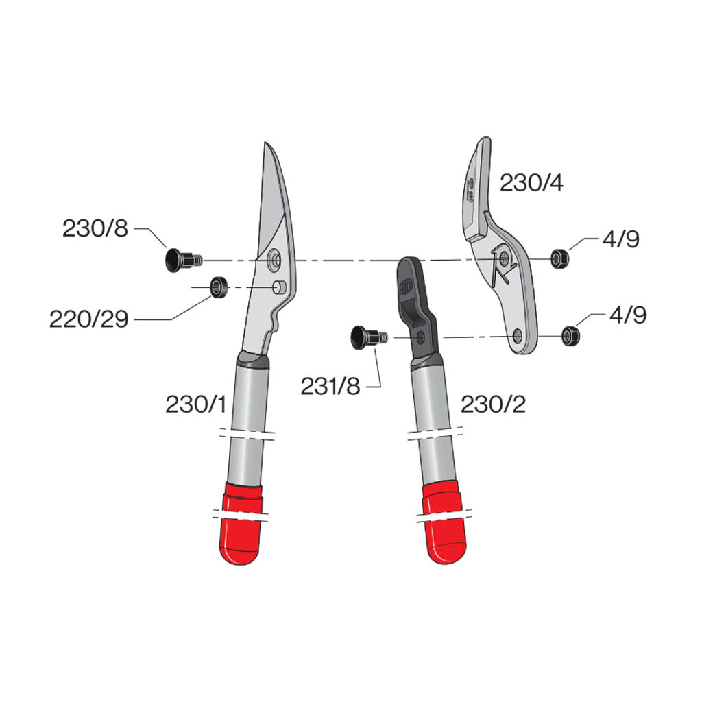 Felco 230 Straight Anvil Lopper