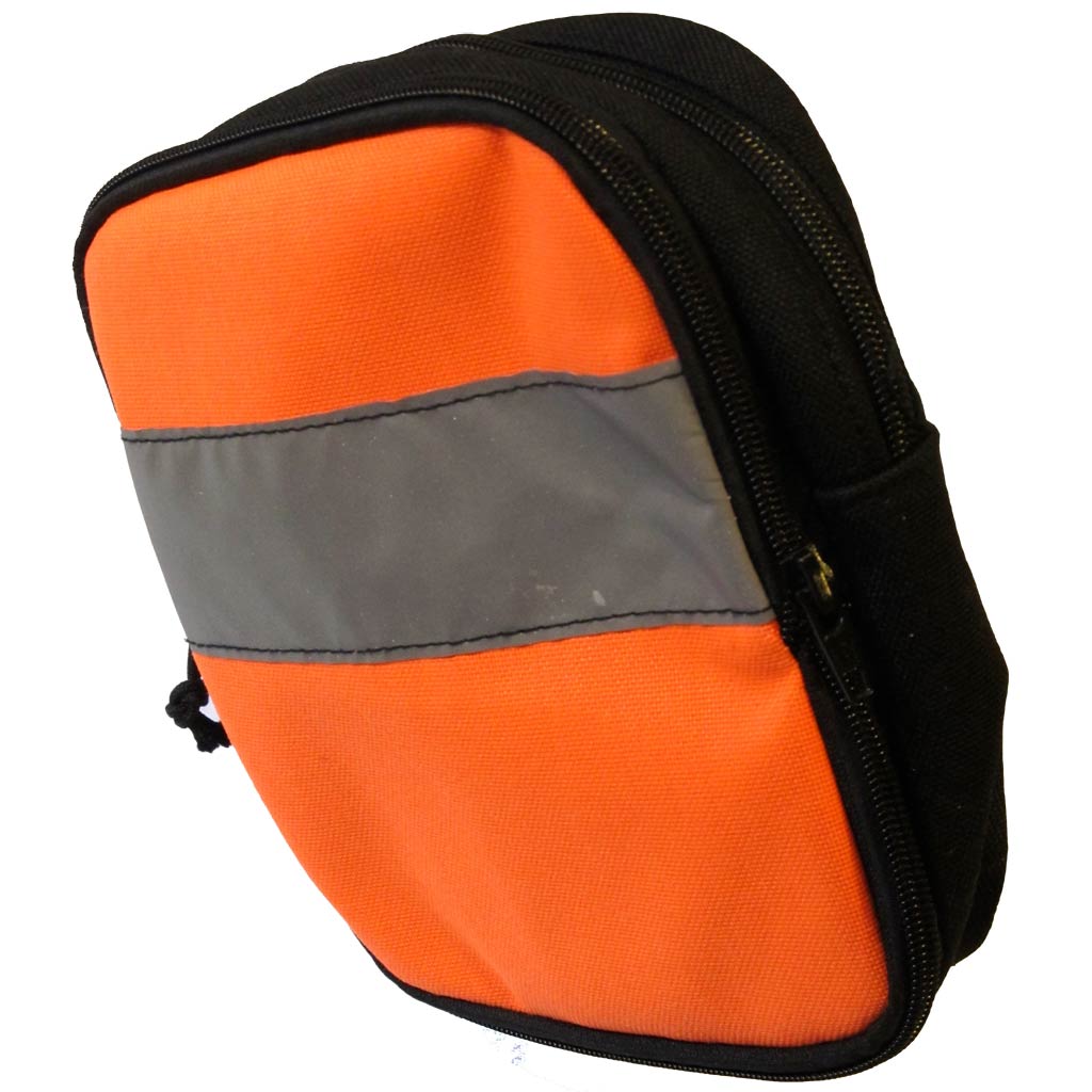 Utility Pouch - Black+Orange